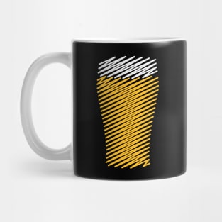 Beer Glass (Beer Drinker / Pale Ale / Scribble) Mug